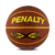 Bola de basquete Penalty Crossover Pro 7.9 com design laranja e detalhes em amarelo.