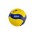 Bola de vôlei V330W de microfibra nas cores amarelo e azul.