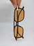 Anteojos de sol doble puente de moda marron con cristales naranja - comprar online