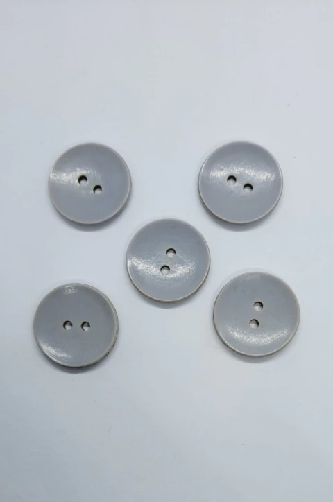 Botones gris x12 unid(23mm) - comprar online