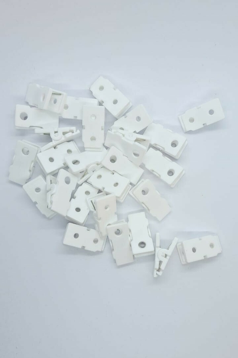 Broche Cocodrilo Plástico X 12 Unidades - comprar online