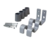 Barral de cortina Doble Gris Metálico Premium - comprar online