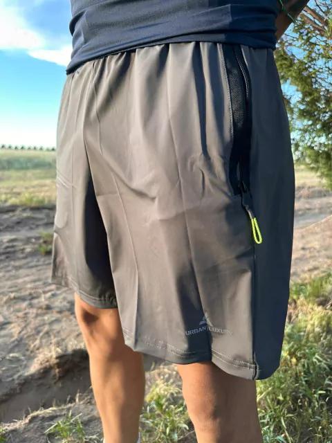 Short Urban Luxury con bolsillos gris ER123