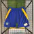 Short Boca titular 2025 franja amarilla