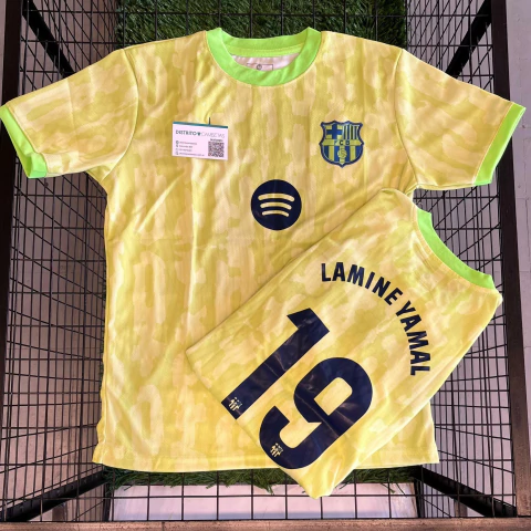 Camiseta Barcelona Yamal verde suplente