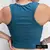 Crop ajustado (musculosa corta) morley verde petróleo talle (L) MD002VP en internet