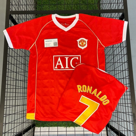 Camiseta Cristiano Ronaldo Manchester United Roja retro AIG