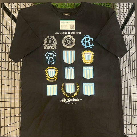 Remera Racing varios escudos