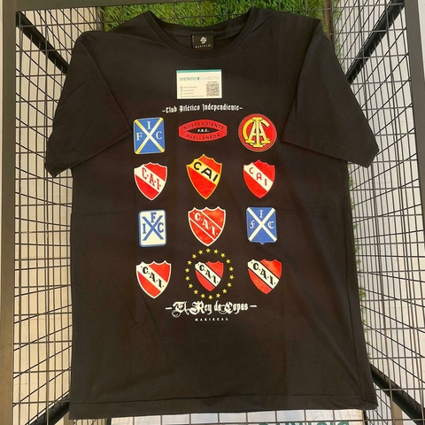 Remera Independiente varios escudos