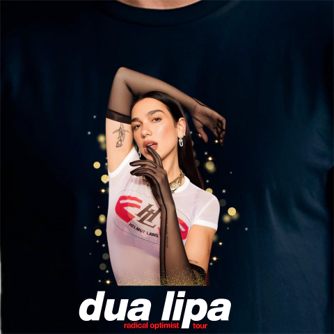 Camiseta Dua Lipa Excluiva Especial Fãs - comprar online