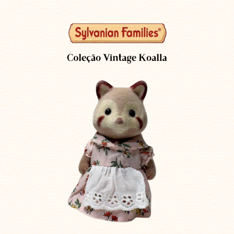 MAMÃE DA FAMÍLIA DE GUAXININS - COLEÇÃO VINTAGE KOALLA
