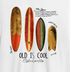 Camiseta Old is Cool na internet