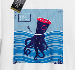 Camiseta STOP PLASTIC POLLUTION na internet