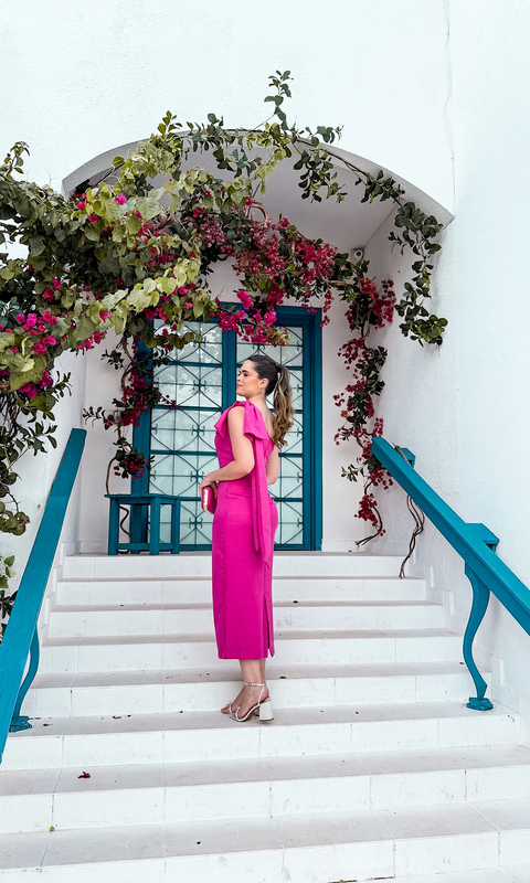 Vestido Hosana - Fúcsia - comprar online