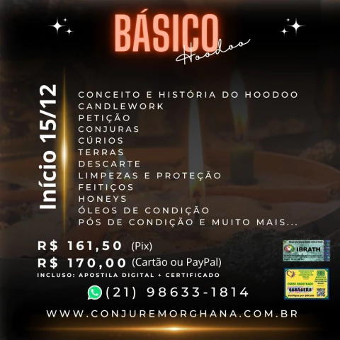 Curso Básico de Hoodoo - Módulo 01 - comprar online