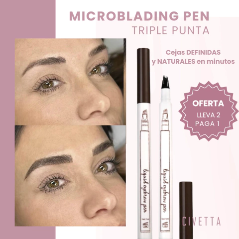 OFERTA 2X1 | MICROBLADING PEN TRIPLE PUNTA | Dale forma y volumen a tus cejas - comprar online