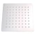 Flor de Ducha Aquaflex Acero Cuadrada de 15 cm 7090C - comprar online