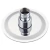 Flor de Ducha Aquaflex Acero Redonda de 10 cm 7045C - Sanitarios Vera
