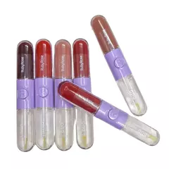 Labial matte + gloss Mood duo Ruby rose