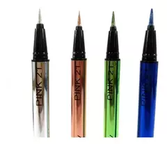 Delineador metalico con brillo
