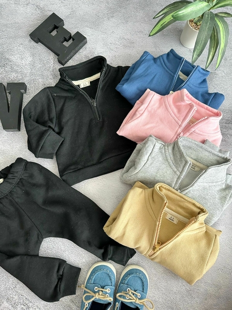 CONJUNTO CUELLO ALTO FRISADO - comprar online