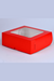 ROJO Caja Estandar 14 c/ventana paquete c/5 pzas - MAYOREO - comprar en línea