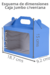 ORO METALIZADO Caja Jumbo c/ventana paquete c/5 pzas - MAYOREO - tienda en línea