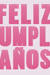 Feliz Cumpleaños ROSA - Banderin recorte letras 290 x 17.5 cms - comprar en línea