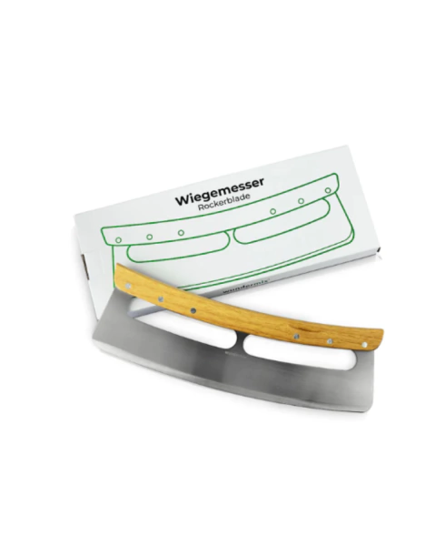 Faca para pizza com cabo de madeira de bambu SW12167