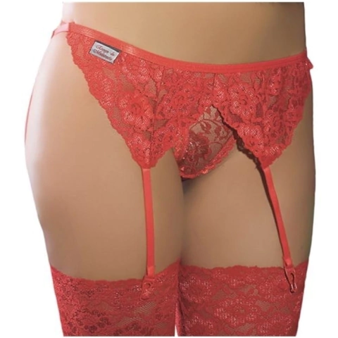 Portaligas Triangulo de Puntilla Rojo