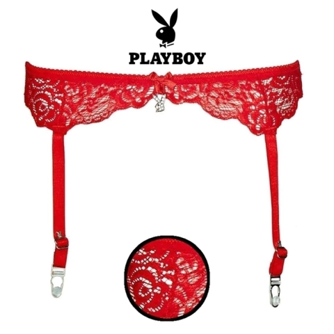 Portaligas de Puntilla con Dije Playboy