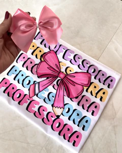 Professora laço - Suede