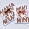 Mãe e Filha- mama mini laço marrom - Suede - comprar online