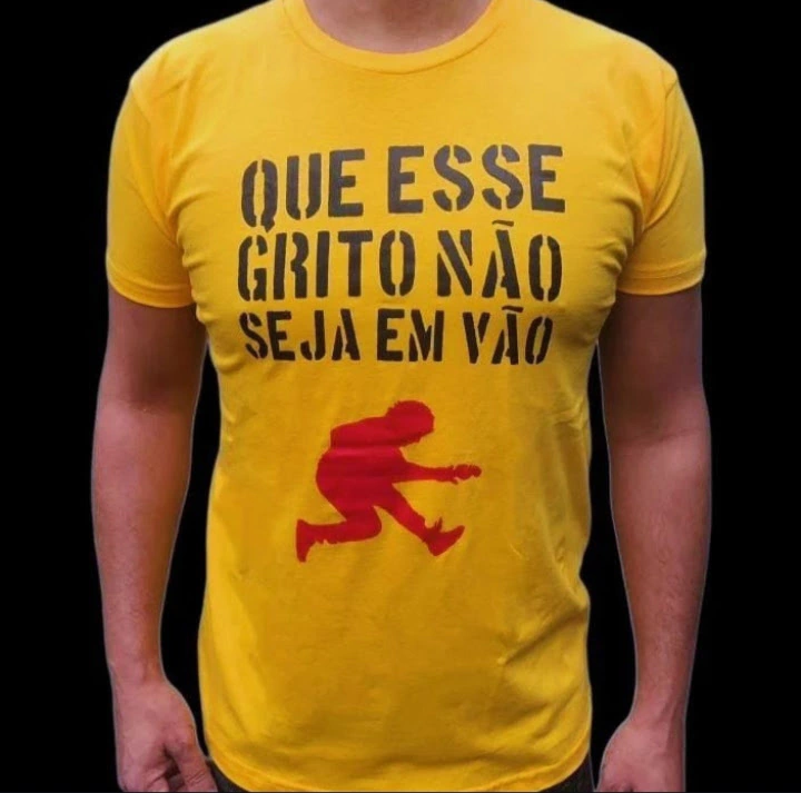 Camiseta Banda Cólera - Que esse Grito não seja em Vão * Camiseta Oficial *
