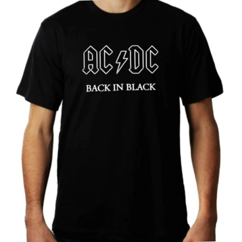 Camiseta AC/DC - Back in Black