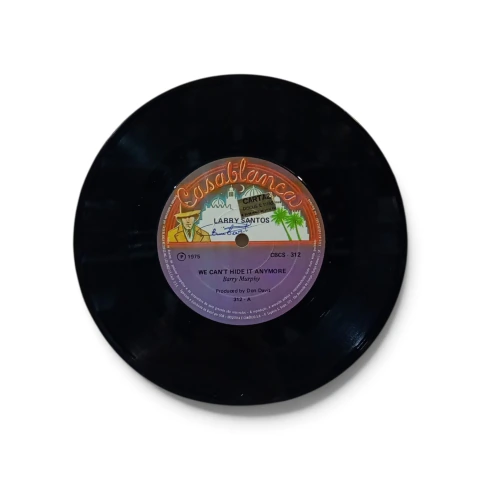 LP VINIL COMPACTO 7" - LARRY SANTOS - WE CAN'T HIDE IT ANYMORE