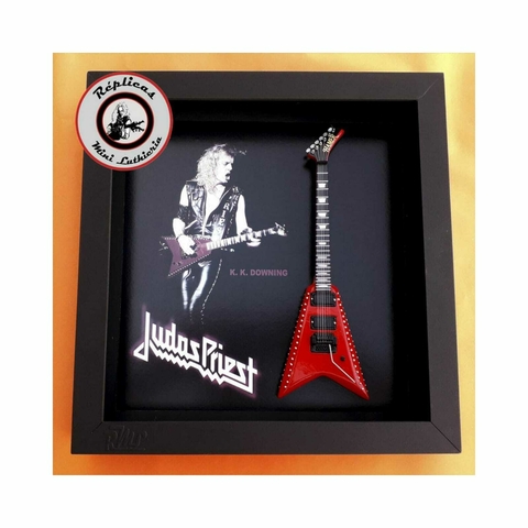 Quadro Replicas Mini Luthieria - K K Downing - Judas Priest