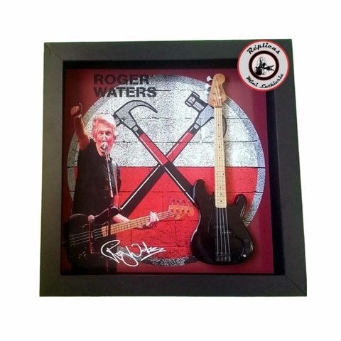 Quadro Replicas Mini Luthieria - Roger Walters - Pink Floyd