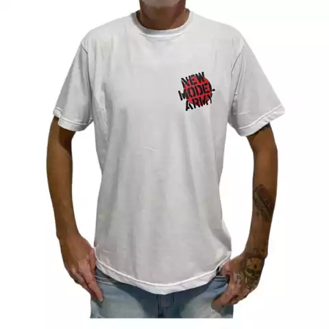 Camiseta New Model Army - Logo Frente e Costa