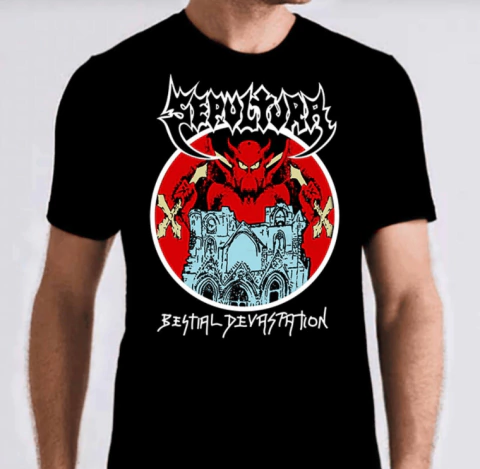 Camiseta Sepultura - Bestial Devastation
