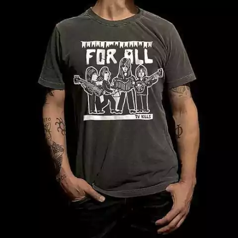 Camiseta -For All Ramones - Tv Kills