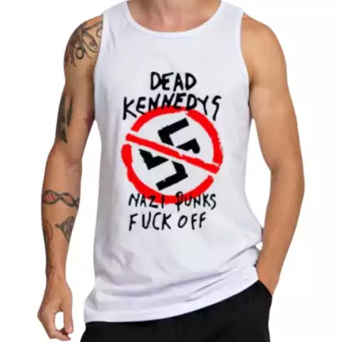 Camiseta Regata - Dead Kennedys - Nazi Punks Fuck Off