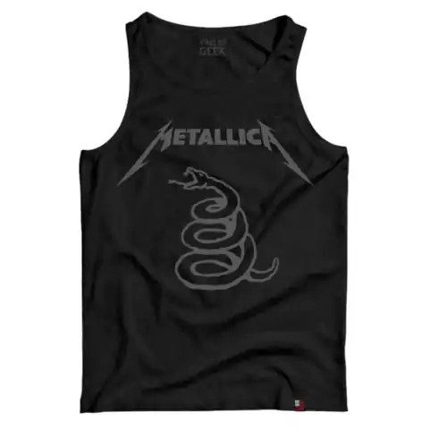 Camiseta Regata Metallica - Black Album