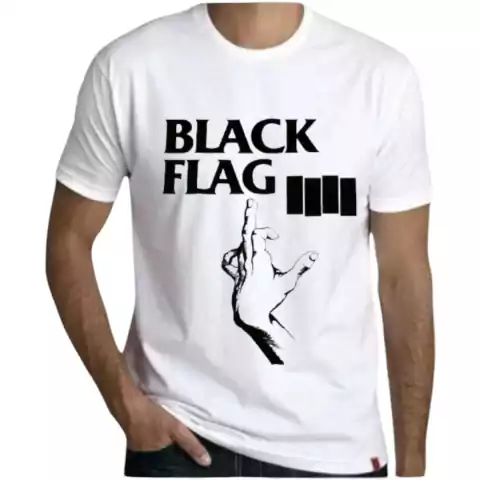 Camiseta Black Flag