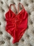 Body rojo "Rosas de encaje"