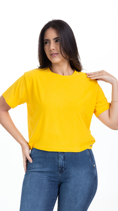 Blusa Cropped Amarela