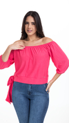 Blusa Ciganinha Rosa