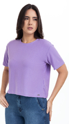 Blusa Cropped Lavanda