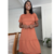 VESTIDO BABADO- AlGODÃO LISO - Donna Giraffa T-shirts