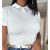 Blusa T-shirt com Gola em Pedrarias - Donna Giraffa T-shirts